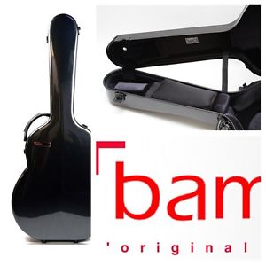 BAM Manouche Gypsy Jazz Guitar Case in "Black Carbon Look" *Authorized Dealer*