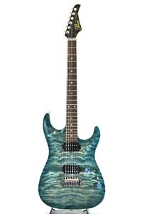 Pensa Custom Guitars MK-1 HH Style Aqua Blue Burst w/hard case F/S #R1198