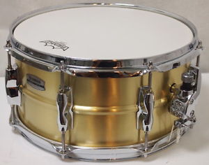 YAMAHA Recording Custom Brass RRS1365 13x6.5 Snare Drums Mint Condition