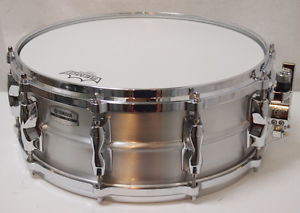 YAMAHA Recording Custom Aluminium RRS1455 14x5.5 Snare Drums Mint Condition