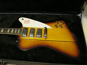 Custom made electric guitar - firebird IIV style - beautiful new with Hard case