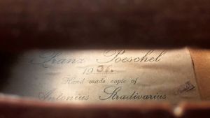 1936 Hand-made by  Franz Poeschel Violin  - Stradivarius Copy