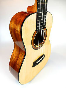 Kanile'a KSDLX Tenor Ukulele gloss finish, Spruce/Koa, high-end from Hawaii