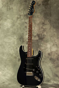 Fender Japan AST-65 Gun Metalic Blie w/softCase From Japan Used #U182