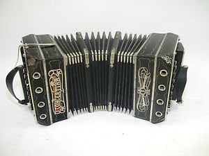 Akkordeon , Konzertina, Concertina, Schefflersche Lage