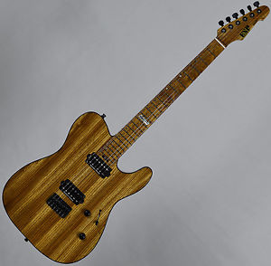 ESP USA TE-II Zebrawood Limited Edition Electric Guitar in Natural Gloss!