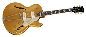 Gibson Memphis ES295BGNH1 Hollow-Body Electric Guitar - Bullion Gold