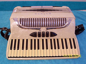 Petosa Baby Grand Deluxe120 Bass Accordion 3/4 reeds Accordian Italy  G. cond