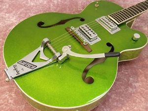 Free Shipping New Gretsch G6120SH Brian Setzer Hot Rod (Green Sparkle) Guitar