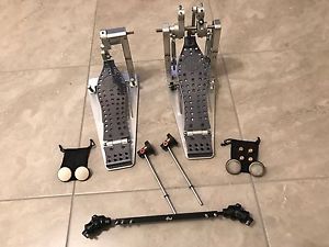 DW Machines direct drive MFG Double Bass drum Pedal with Carrying case
