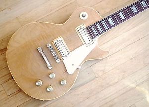 1971 Gibson Les Paul Deluxe Vintage Electric Guitar Natural Mini Humbuckers w/hc
