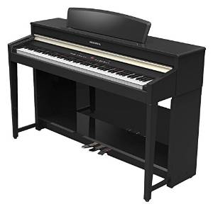 Kurzweil Andante CUP120 Digital Home Piano with 78 Pre-Recorded Rhythms, Black Polish