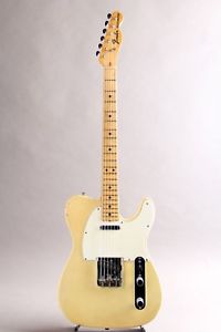 FENDER/USA Telecaster Blonde 1975 White w/hard case F/S Guitar from Japan #R1178