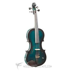 Barcus Berry Vibrato Acoustic-Electric Violin Green - BAR-AEG-U