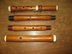 ANTIQUE ENGLISH FLUTE, 415 & 440 BOXWOOD, "GOULDING & WOOD" ,PRE-1810, SUPERB!