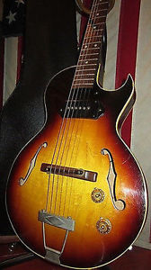 Vintage 1960 Gibson ES-340 3/4 T Hollowbody Electric Guitar Shortscale w/ Case