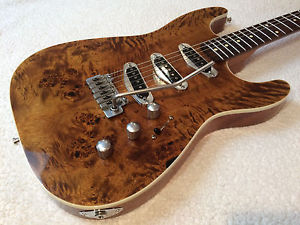 Custom Stratocaster / Poplar Burl / Mahogany Neck / SD Five-Two / VS100 / Nitro