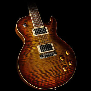 Used 2010 Fibenare Basic Jazz Single Cut Electric Guitar Tobacco Burst