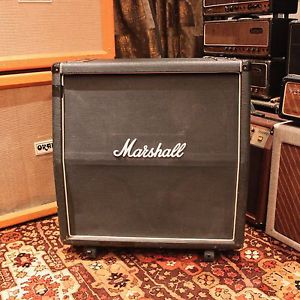 Vintage 1976 Marshall 4x12 Angled Celestion T1281 Guitar Speaker Cabinet Castors