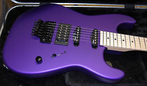 NEW! Charvel USA Select San Dimas HSS Floyd Rose Satin Plum Finish OHSC SAVE!