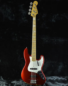 1973 Fender Jazz Bass -Candy Apple Red- Vintage Electric Bass Free Shipping