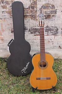 Takamine TC132S Solid Cedar & Rosewood Classical Acoustic Guitar w Case #9739