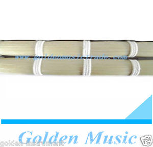 new White Mogonlian horse hair for violin viola cello double bass viola da gamba