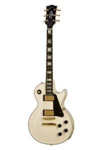 Gibson Les Paul Custom Electric Guitar, Alpine White