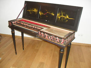 Clavichord - mit Bemalung - gebunden (Klavichord)