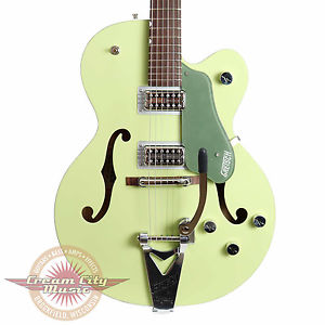 Gretsch G6118T-SGR Players Edition Anniversary in 2-Tone Smoke Green Demo Model