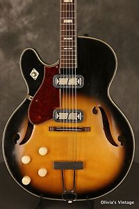 original 1962 Harmony METEOR H70 Sunburst LEFT-HANDED!!!