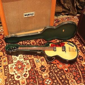 Vintage 1960 Hofner Club 50 Blonde Natural Hollow Guitar 4.4lbs w/ Original Case