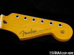 *Fender Vintage 57 RI USA HOT ROD Strat NECK Stratocaster Flat V 9.5 Radius #350