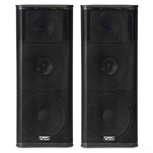 QSC KW153 15" 1000W Powered PA Speaker Pair