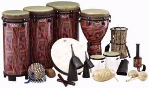 World Music Drumming Package B (with Standing Ngoma Drum)