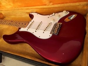 fender stratocaster 1973 1974 candy apple red custom color