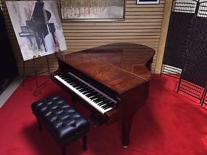 STEINWAY MODEL O GRAND PIANO in STUNNING HIGH GLOSS MAHOGANY FINISH!