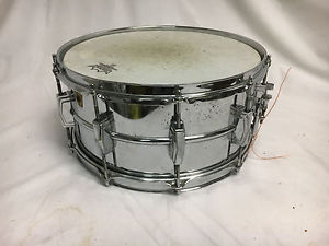 Vintage Ludwig Supraphonic Snare Drum 6.5" X 14" Keystone Badge