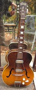 1966 Harmony Hollywood H41 Archtop 2 DeArmond Gold Foil Pickups Electric Guitar