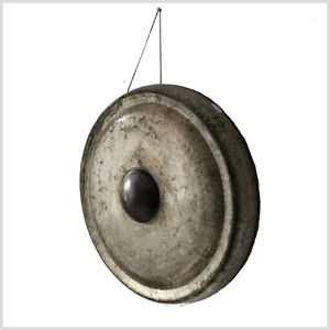 Beeindruckender Buckelgong Tempel Gong 75cm 6,5KG Durchmesser Meditation TamTam