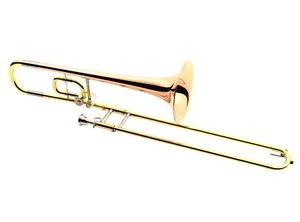 YAMAHA Tenor Trombone YSL-350C Gold Lacquer Finish EMS F/S JAPAN