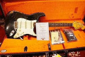 Fender Michael Landau 1968 Stratocaster Black Electric Free Shipping