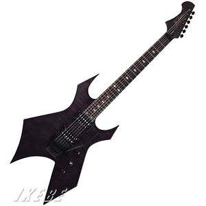 B.C.Rich Japan Limited Series NT Warlock Tremolo Trans Black New