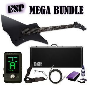 ESP LTD James Hetfield Snakebyte Black Satin BLKS NEW Guitar + FREE MEGA BUNDLE!