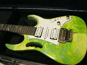 WOW Custom made electric guitar - JEM 777 - handmade Swirl with Hard case