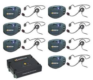 Eartec COMSTAR Duplex Wireless with 7 Cyber Headsets