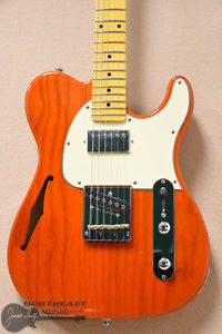 G&L Tribute ASAT Classic Semi Hollow Bluesboy Electric Guitar in Clear Orange