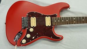 Fender FSR Hot Rod Strat HH Flat Hot Rod Red FREE Gig Bag