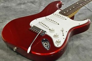Fender Standard Stratocaster Chrome Red Electric Free Shipping