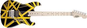EVH Striped Series Black with Yellow Stripes